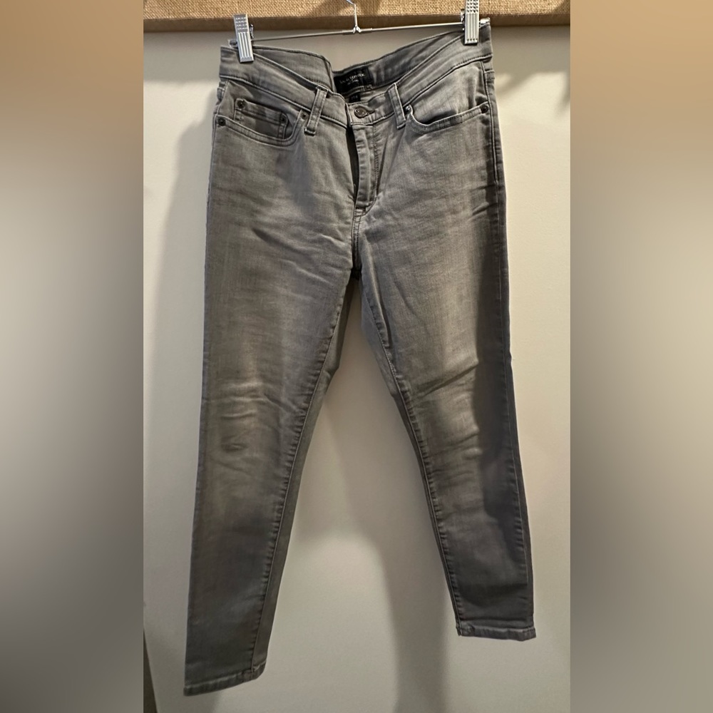 Banana Republic gray skinny jeans